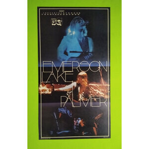 EMERSON LAKE AND PALMER Vintage Art Rock Progressive Music Poster 50 Years Old